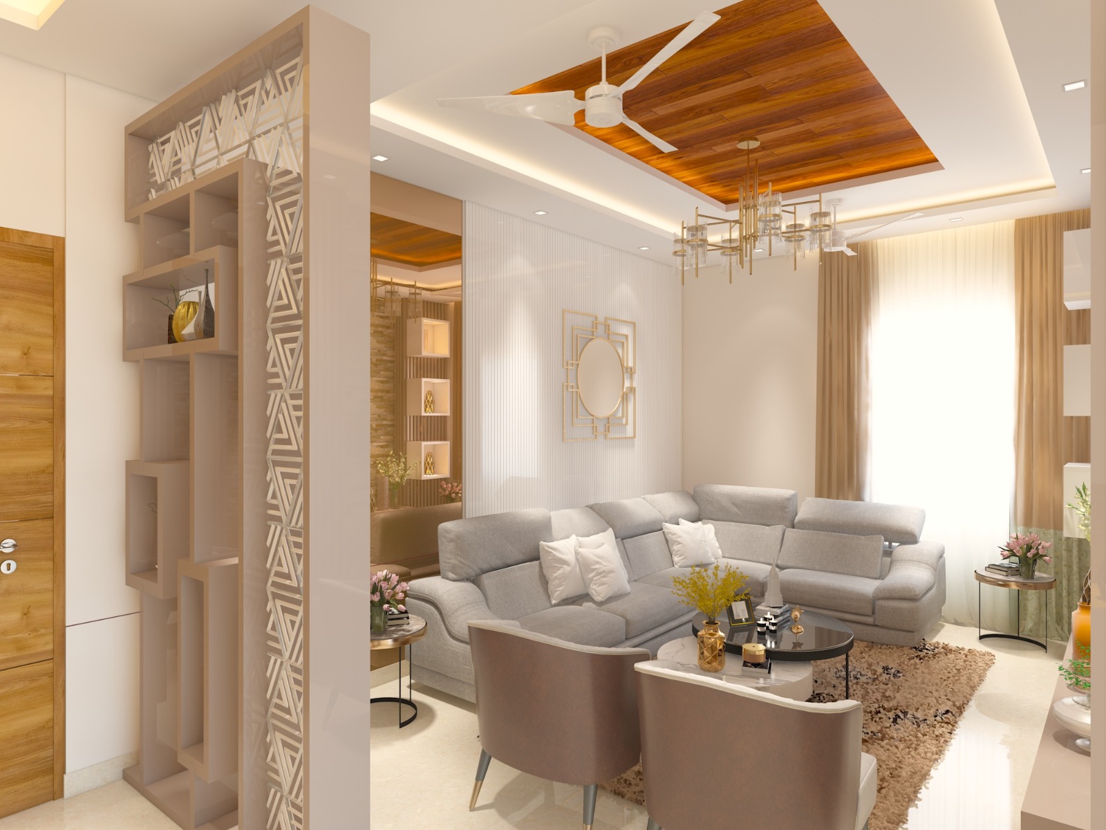 Luxury Living Room Design Kolkata